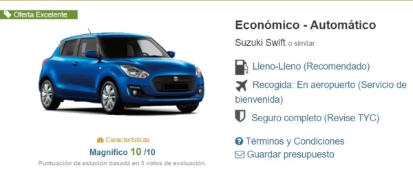 imagen de carro suzuki swift