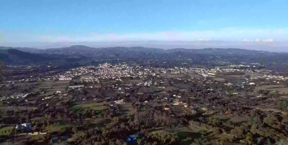 vista aerea ciudad de jarabacoa