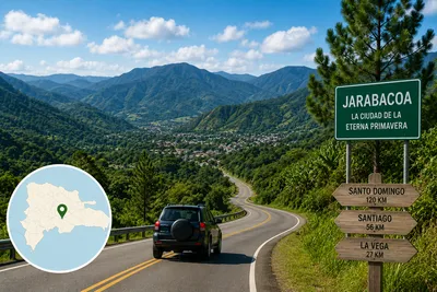 Cómo llegar a Jarabacoa desde Santo Domingo